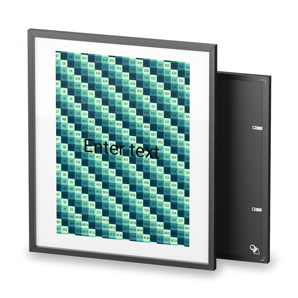 Framed Poster, Matte