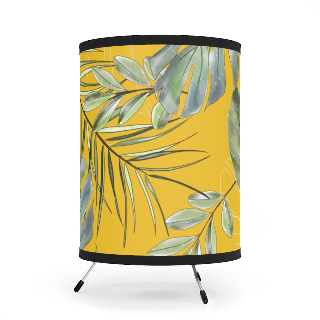 Tripod Lamp with Shades, Silver