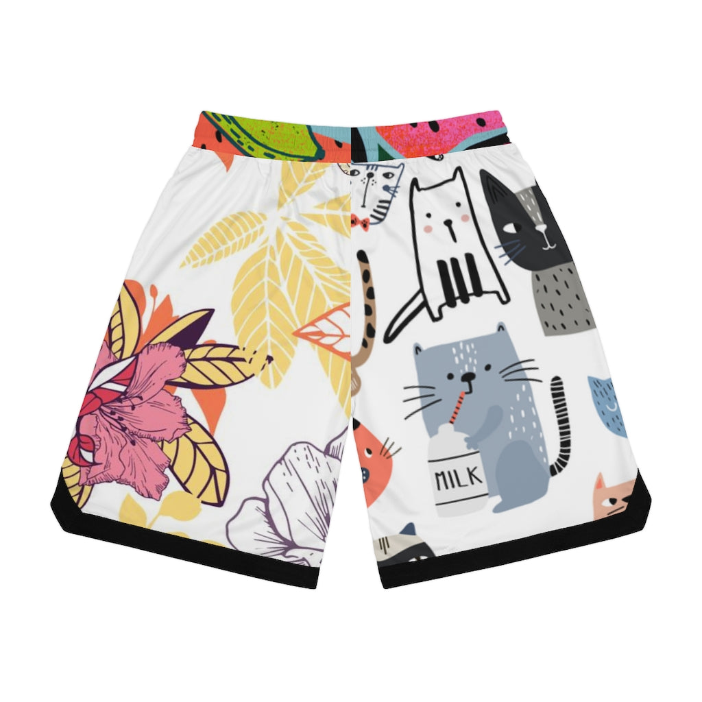 Basketball Rib Shorts (AOP)