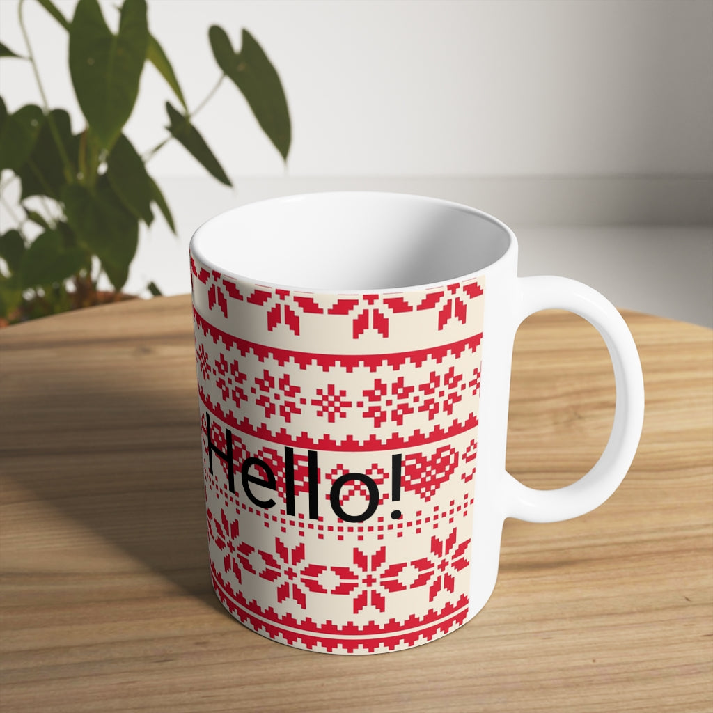 White Ceramic Mug, 11oz and 15oz