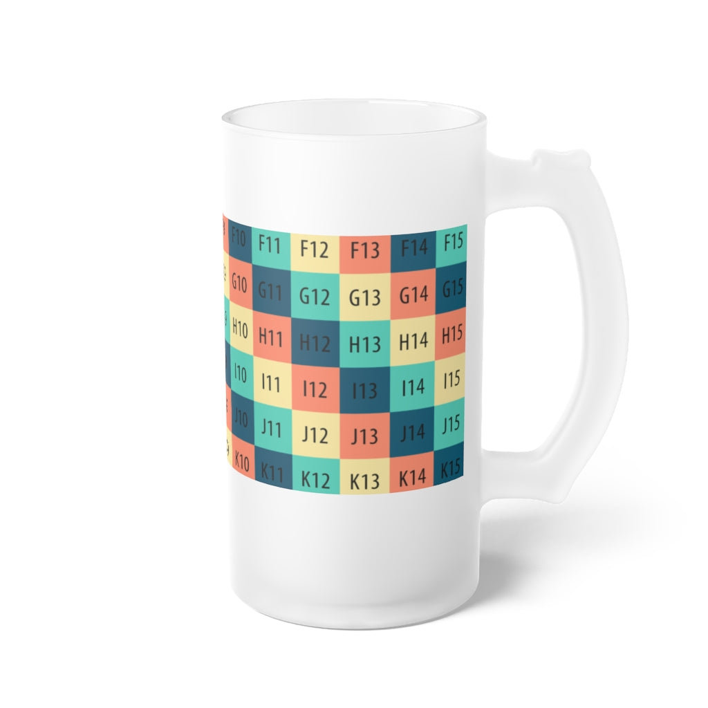 Frosted Glass Beer Mug