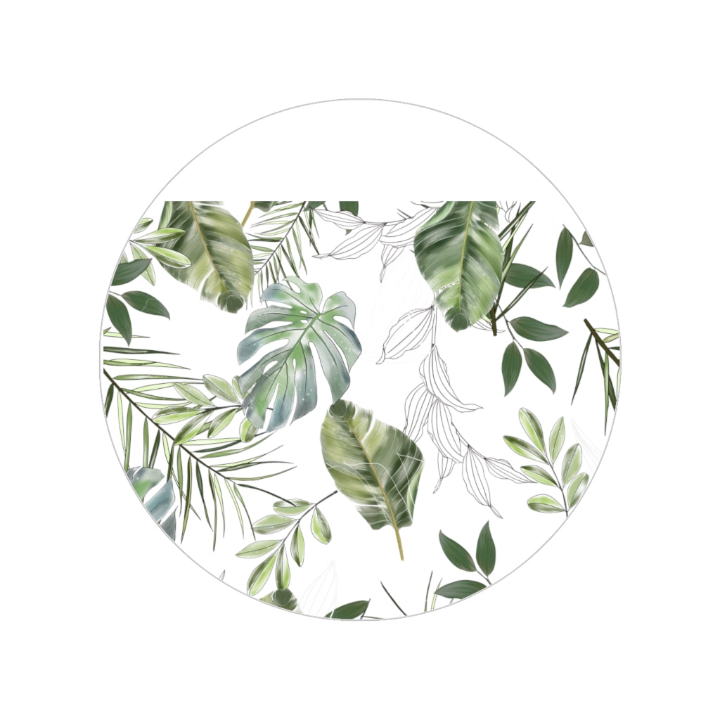 Transparent Outdoor Stickers, Round