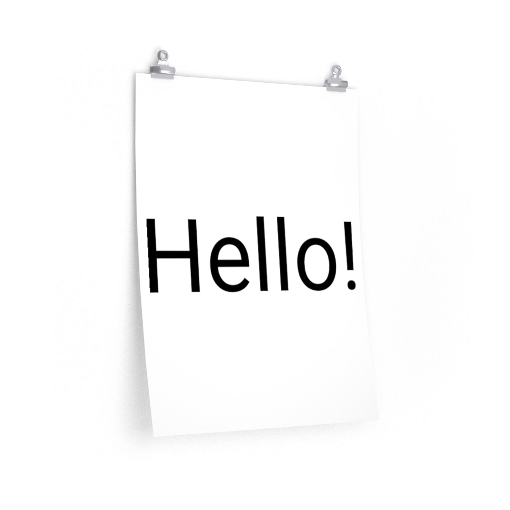 Premium Matte vertical posters