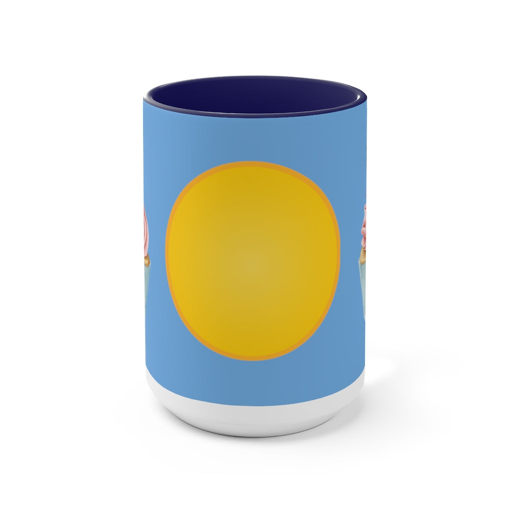 Two-Tone Coffee Mugs, 15oz