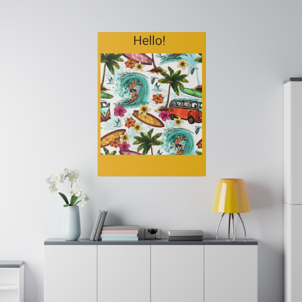 Matte Canvas, Stretched