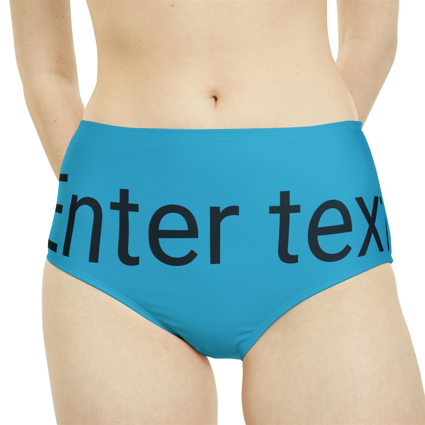 High-Waist Hipster Bikini Bottom