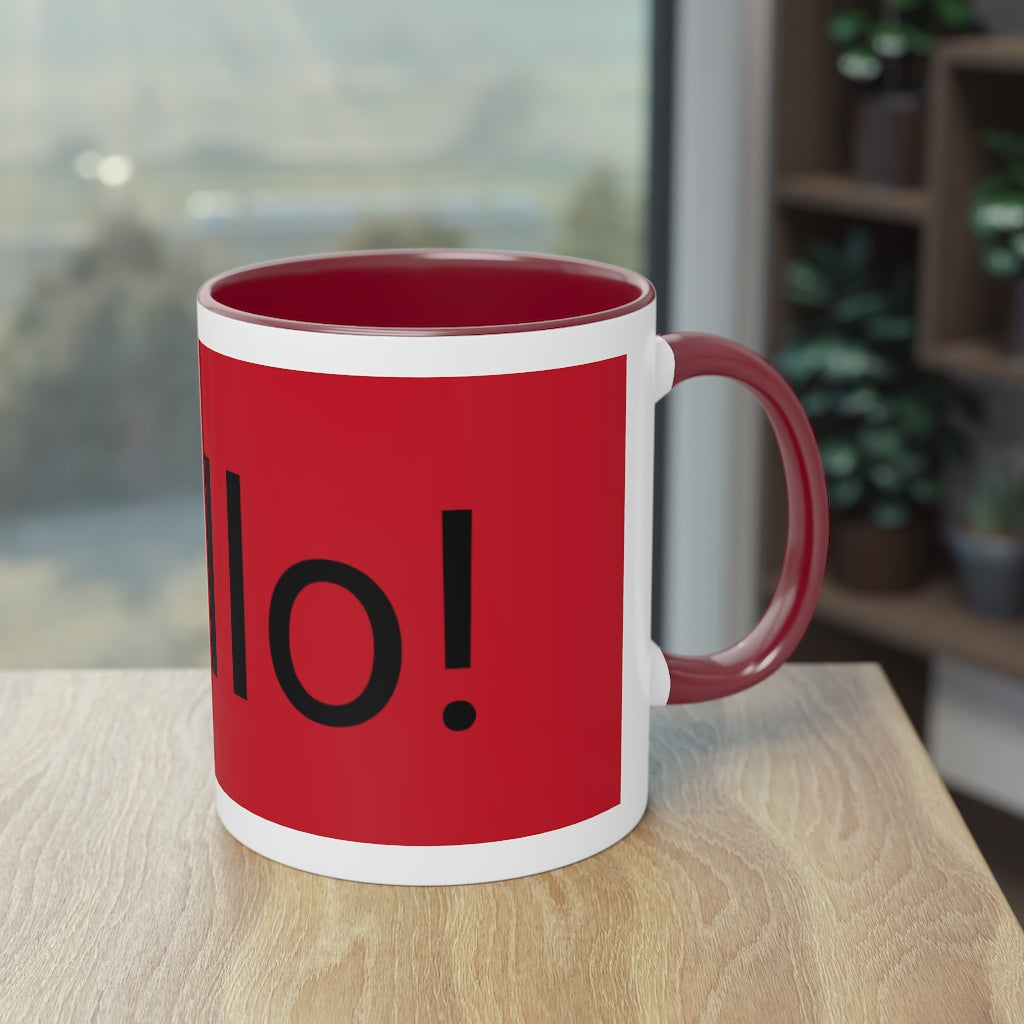 Two-Tone Coffee Mug, 11oz