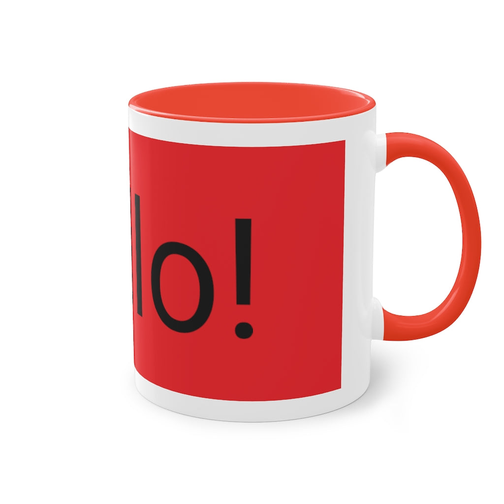 Two-Tone Coffee Mug, 11oz