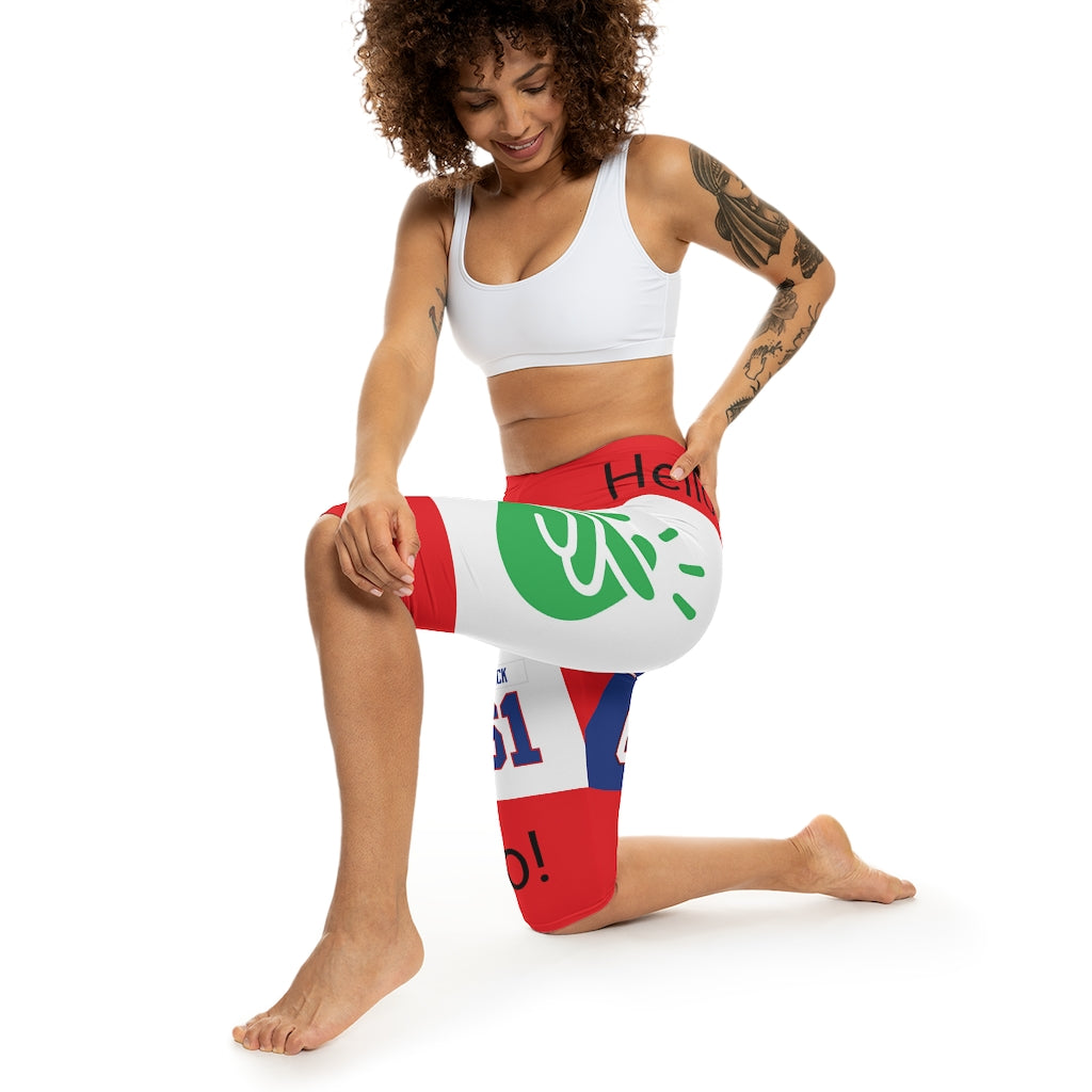 Women’s Capri Leggings (AOP)