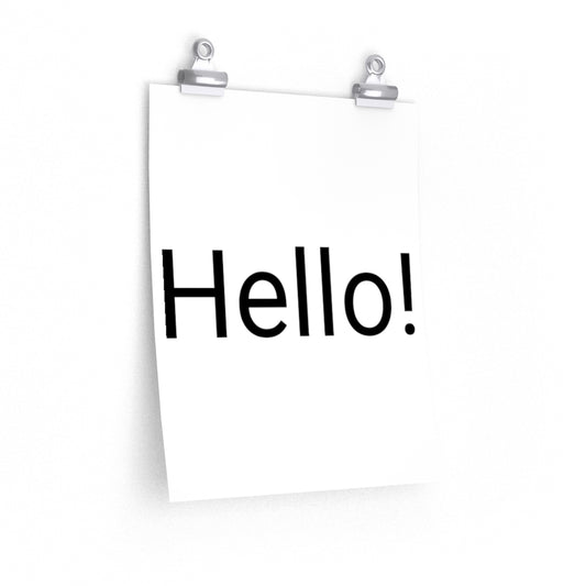 Premium Matte vertical posters