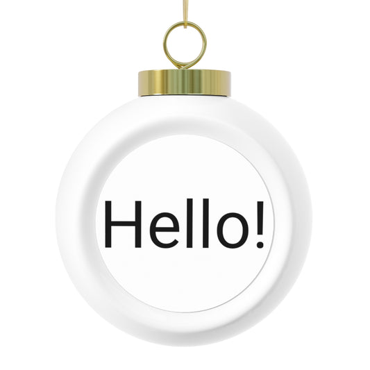 Copy of Christmas Ball Ornament