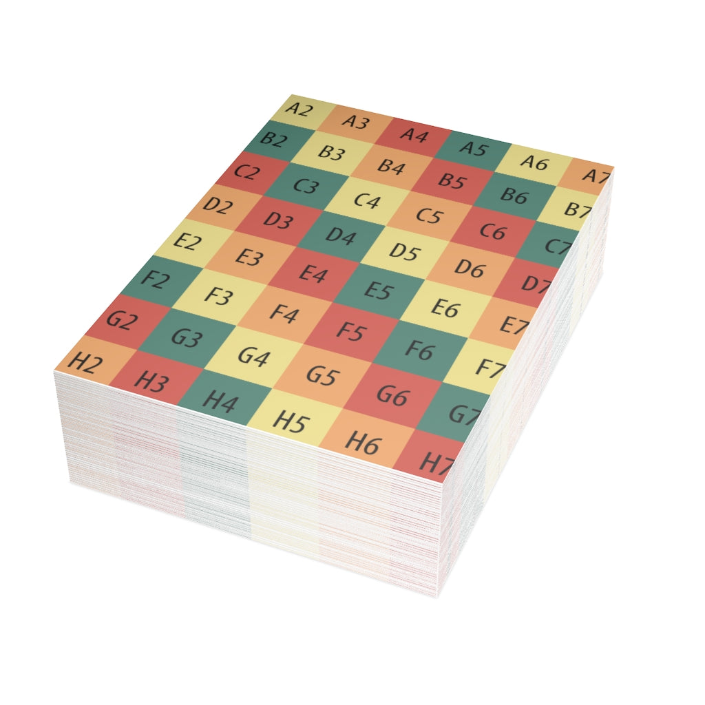 Unfolded Greeting Cards (10, 30, and 50pcs)