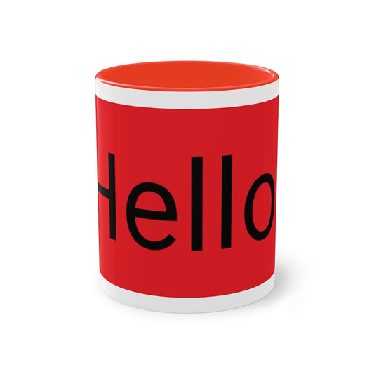 Two-Tone Coffee Mug, 11oz