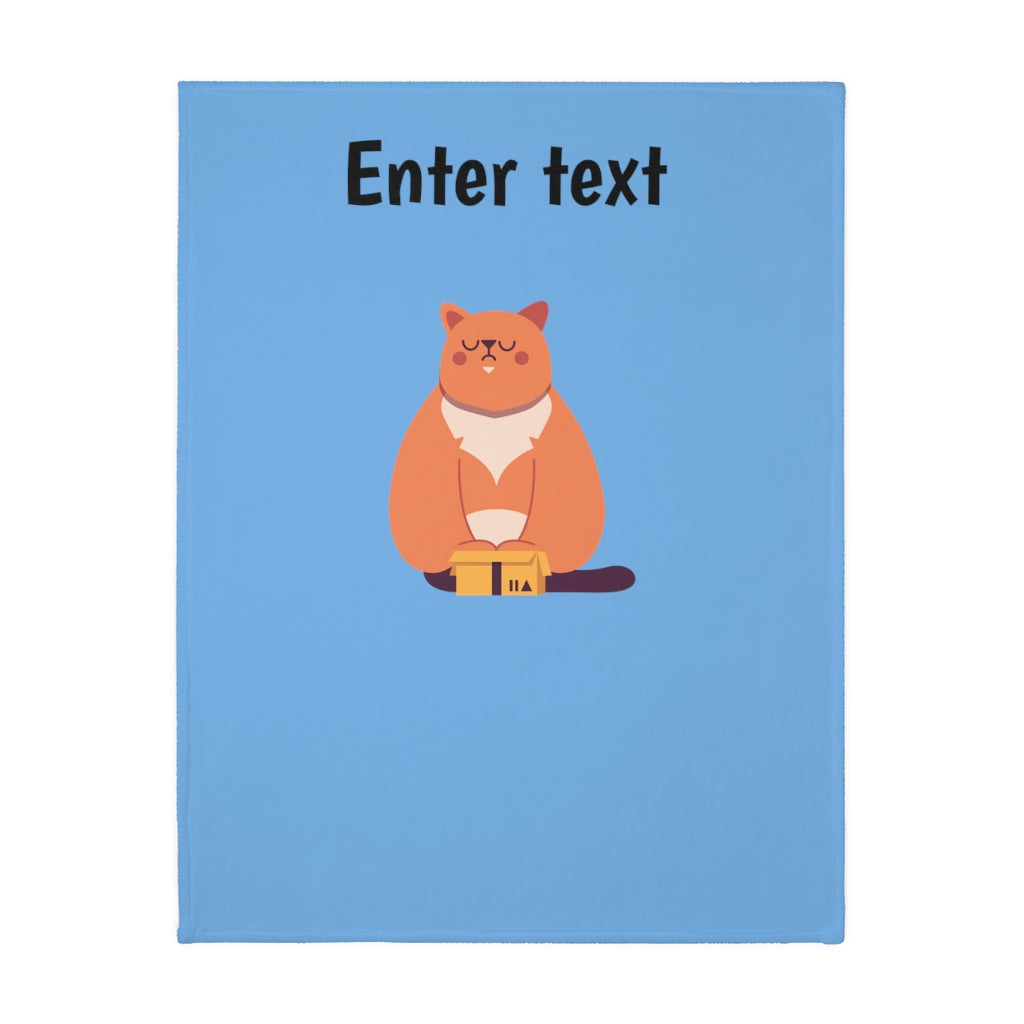 Velveteen Minky Blanket (Two-sided print)