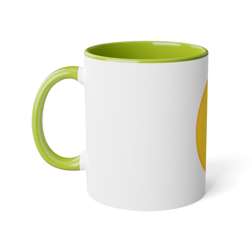 White Accent Mug, 11oz