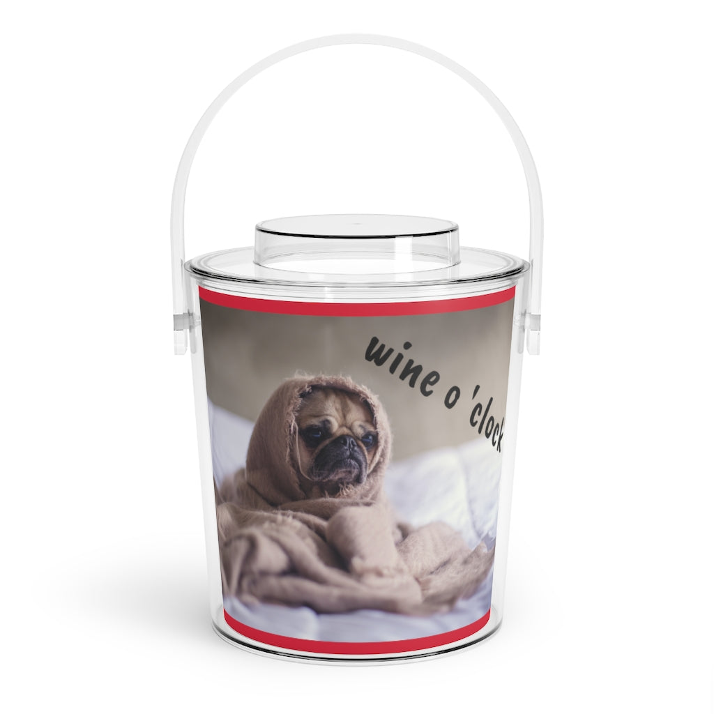 Ice Bucket with Tongs