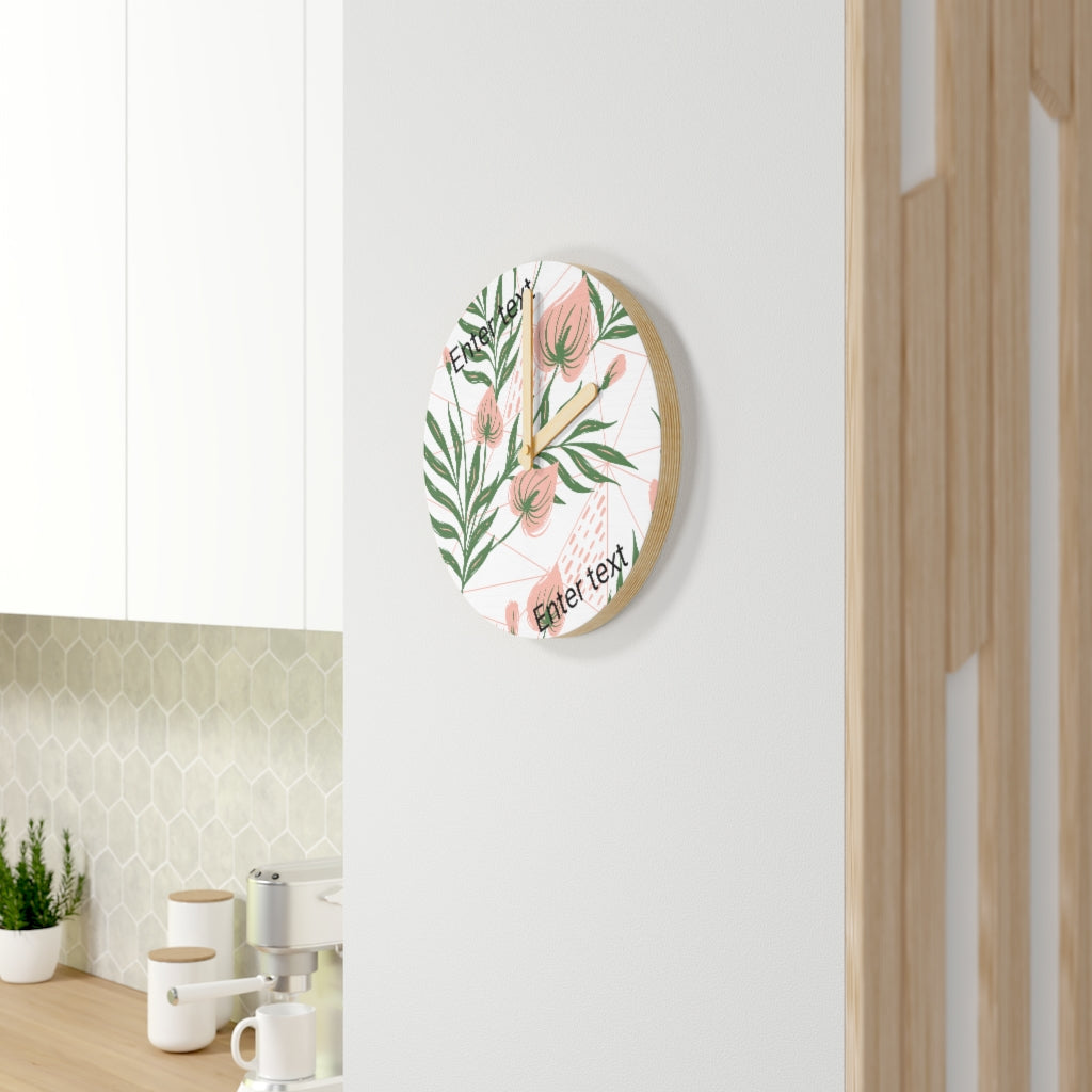 Wooden Wall Clock