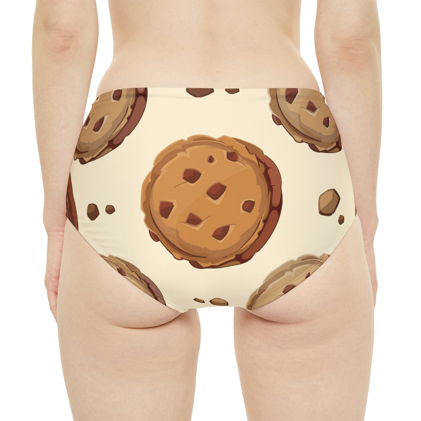 High-Waist Hipster Bikini Bottom