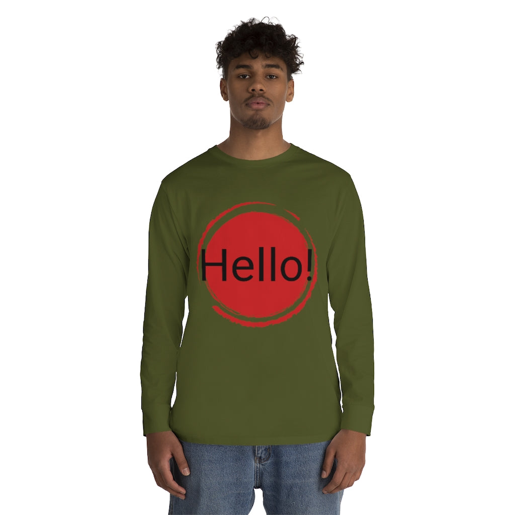 Unisex Long Sleeve Crewneck Tee
