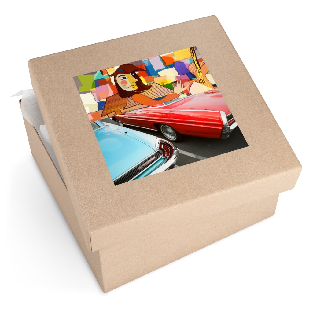 Laminate Stickers, Square