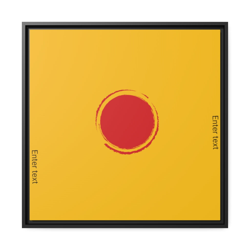 Matte Canvas, Black Frame