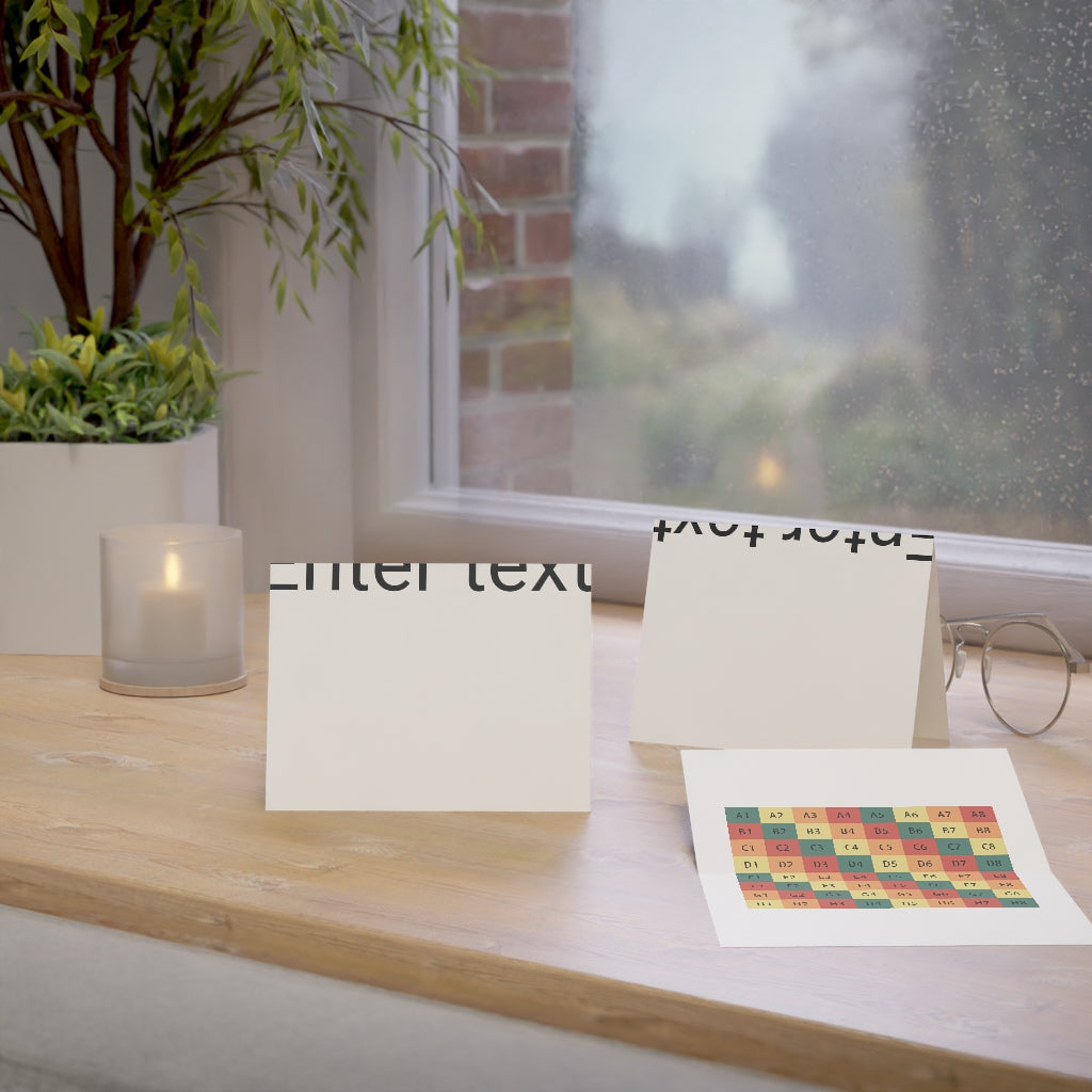 Folded Greeting Cards (1, 10, 30, and 50pcs)