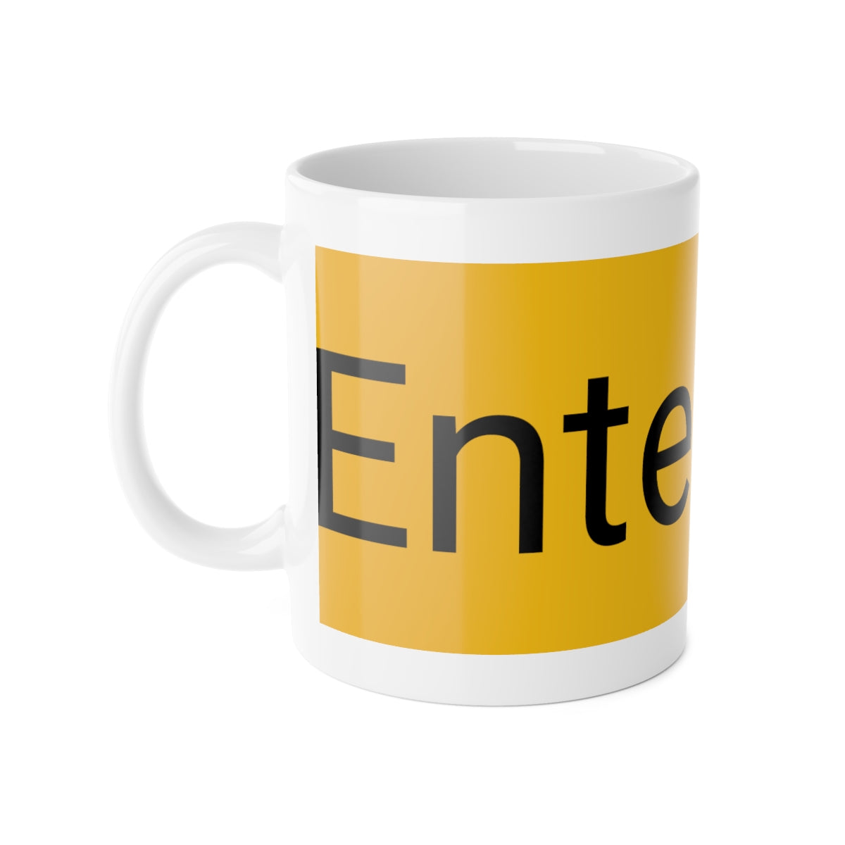 White Ceramic Mug, 11oz