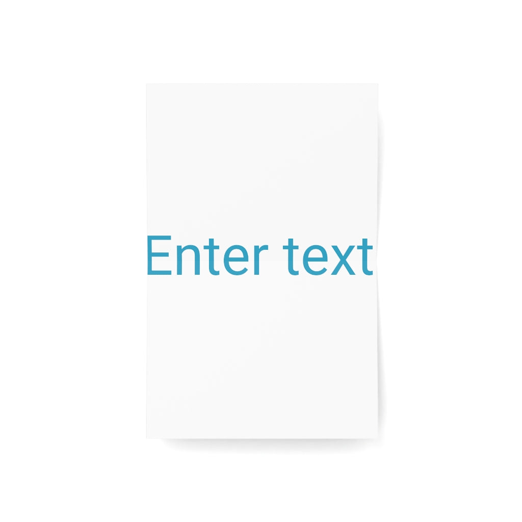 Folded Greeting Cards (1, 10, 30, and 50pcs)