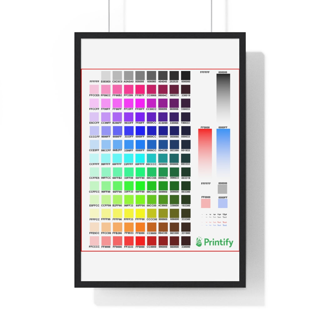 Premium Framed Vertical Poster