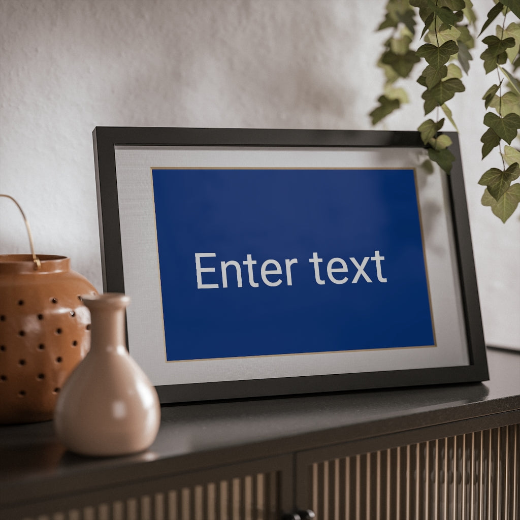 Framed Prints, Black