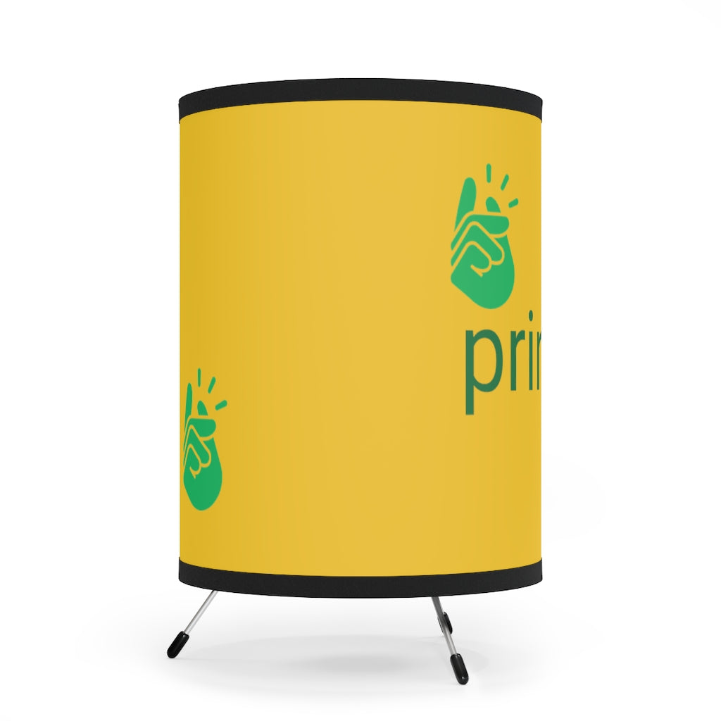 Tripod Lamp with Shades, Silver