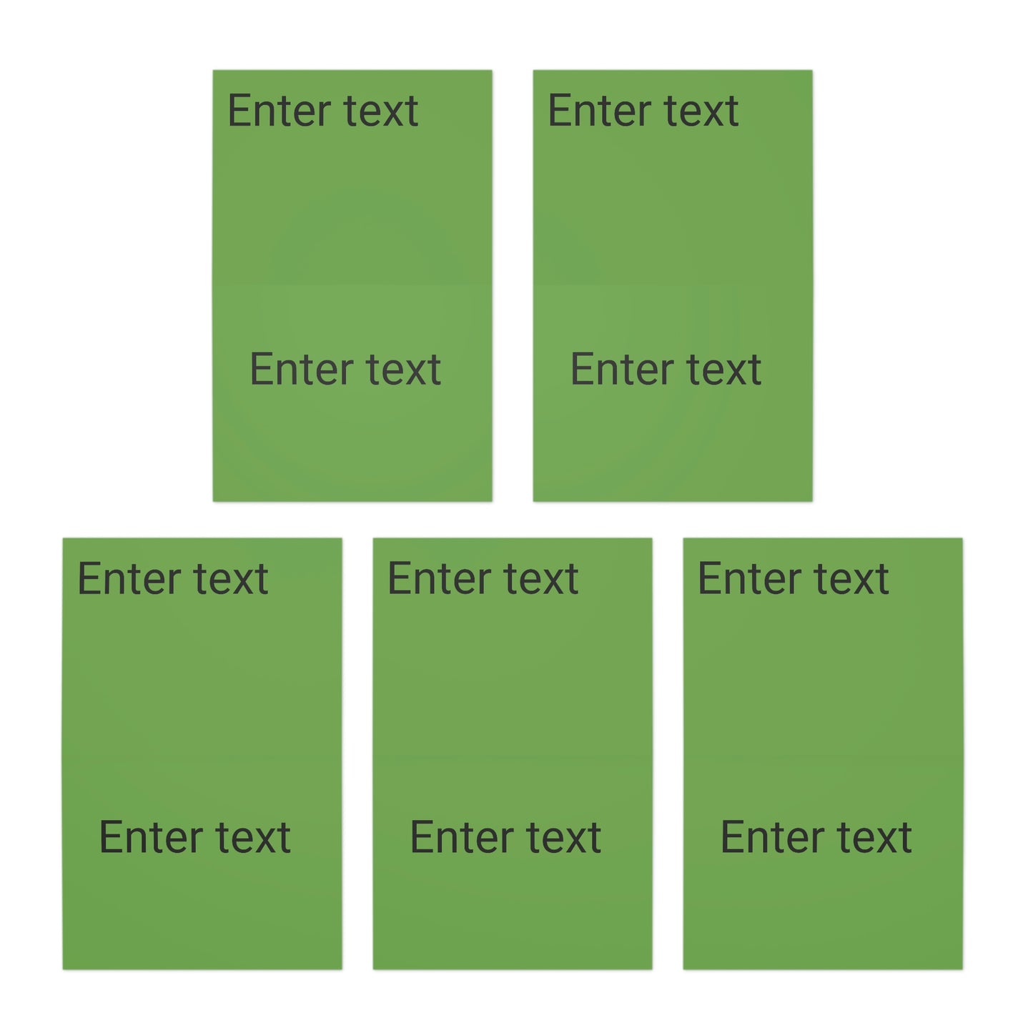 Multi-Design Greeting Cards (5-Pack)