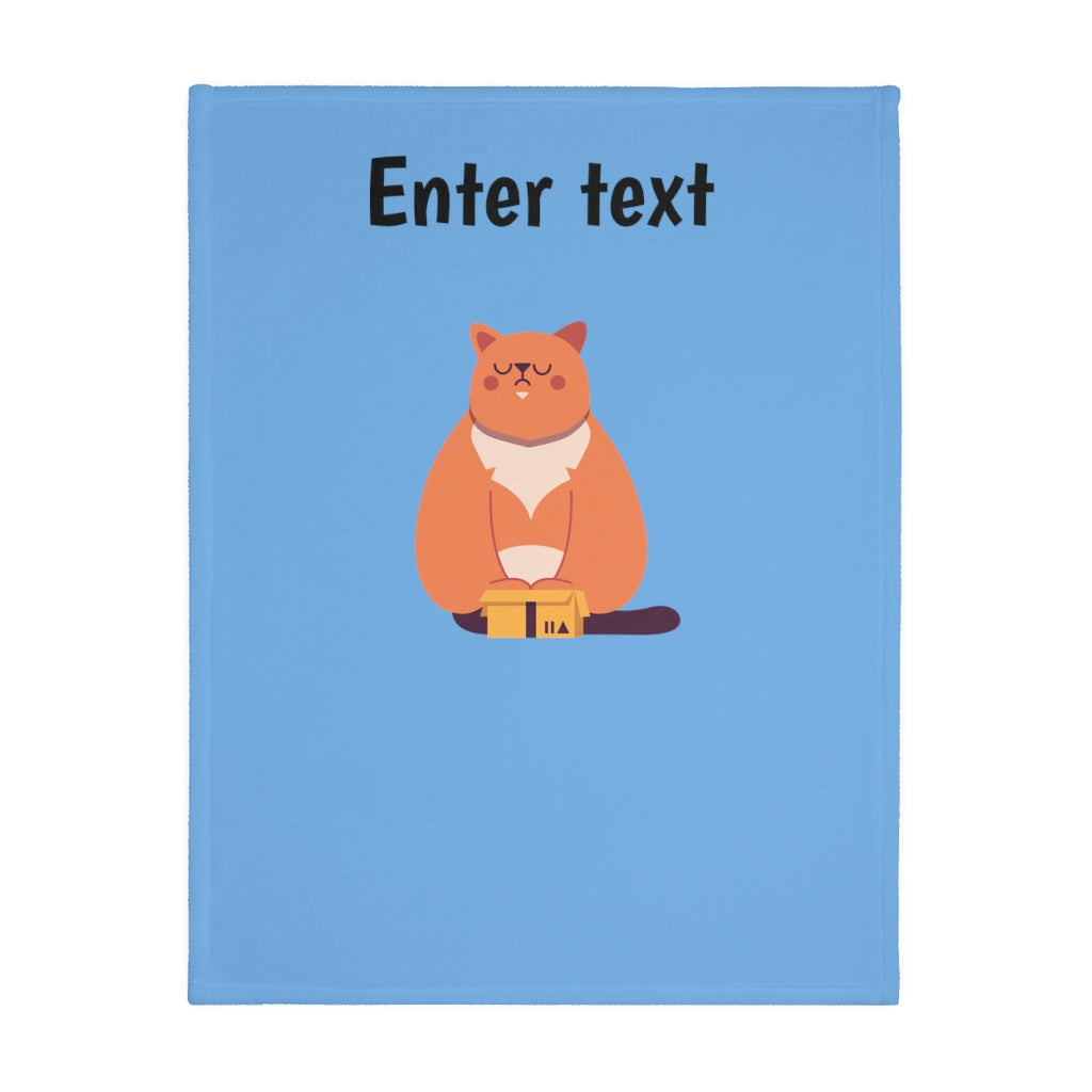 Velveteen Minky Blanket (Two-sided print)