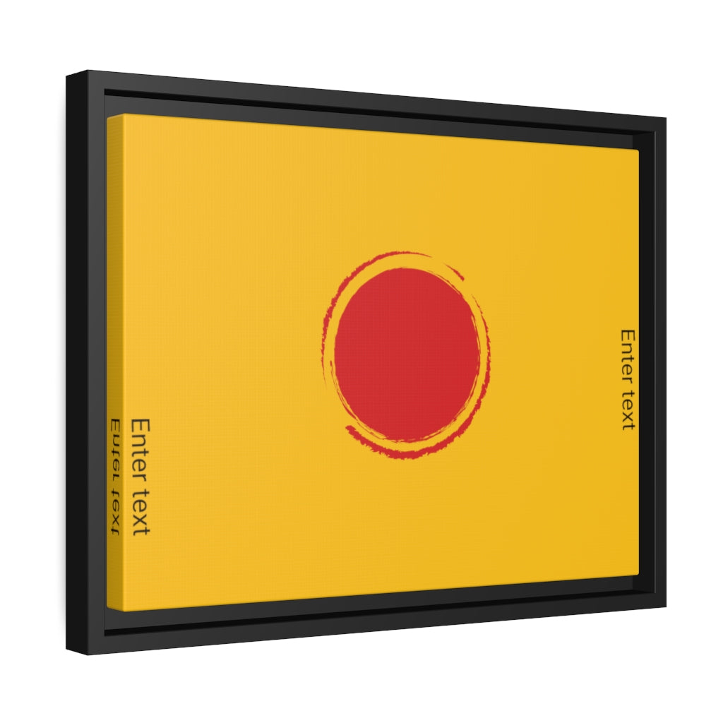 Matte Canvas, Black Frame