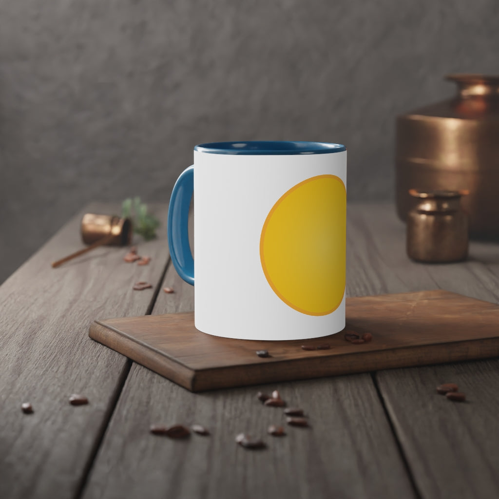 White Accent Mug, 11oz