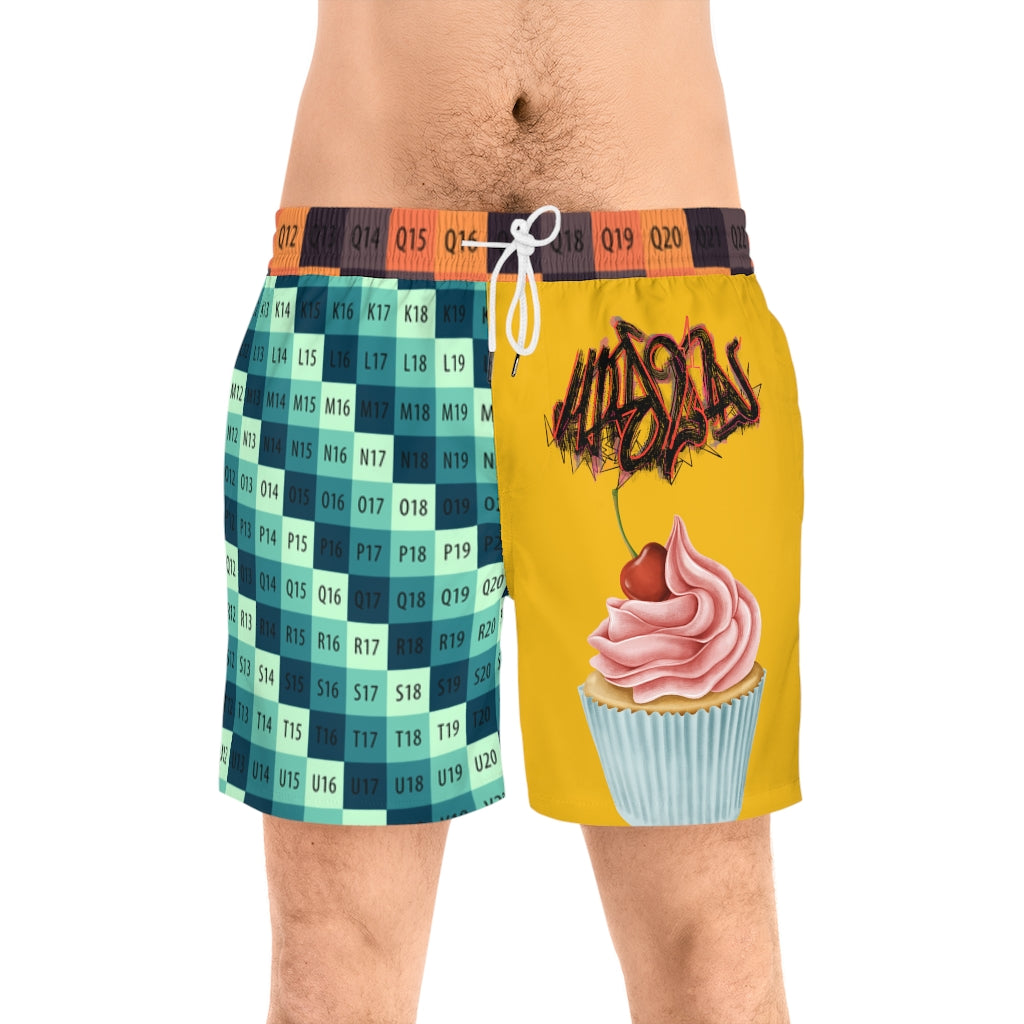 Men's Mid-Length Swim Shorts (AOP)