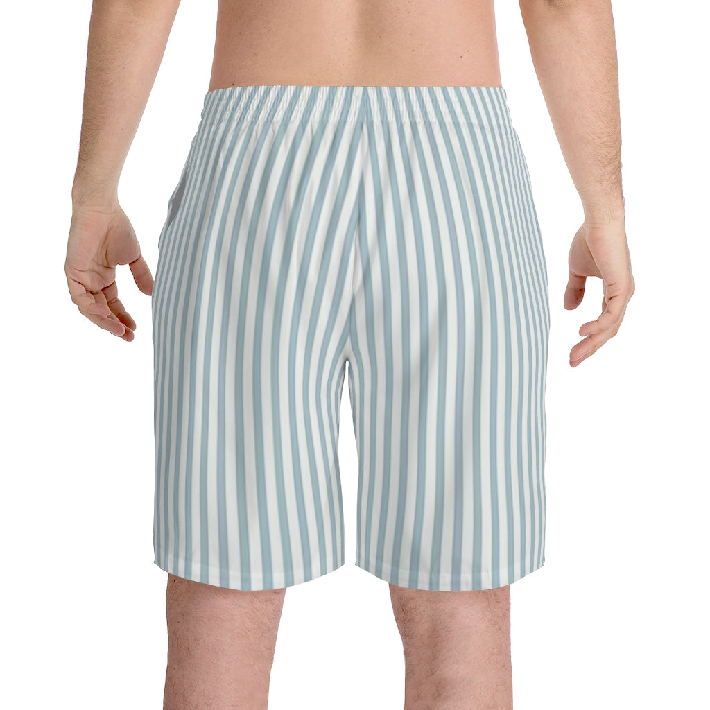 Men's Elastic Beach Shorts (AOP)