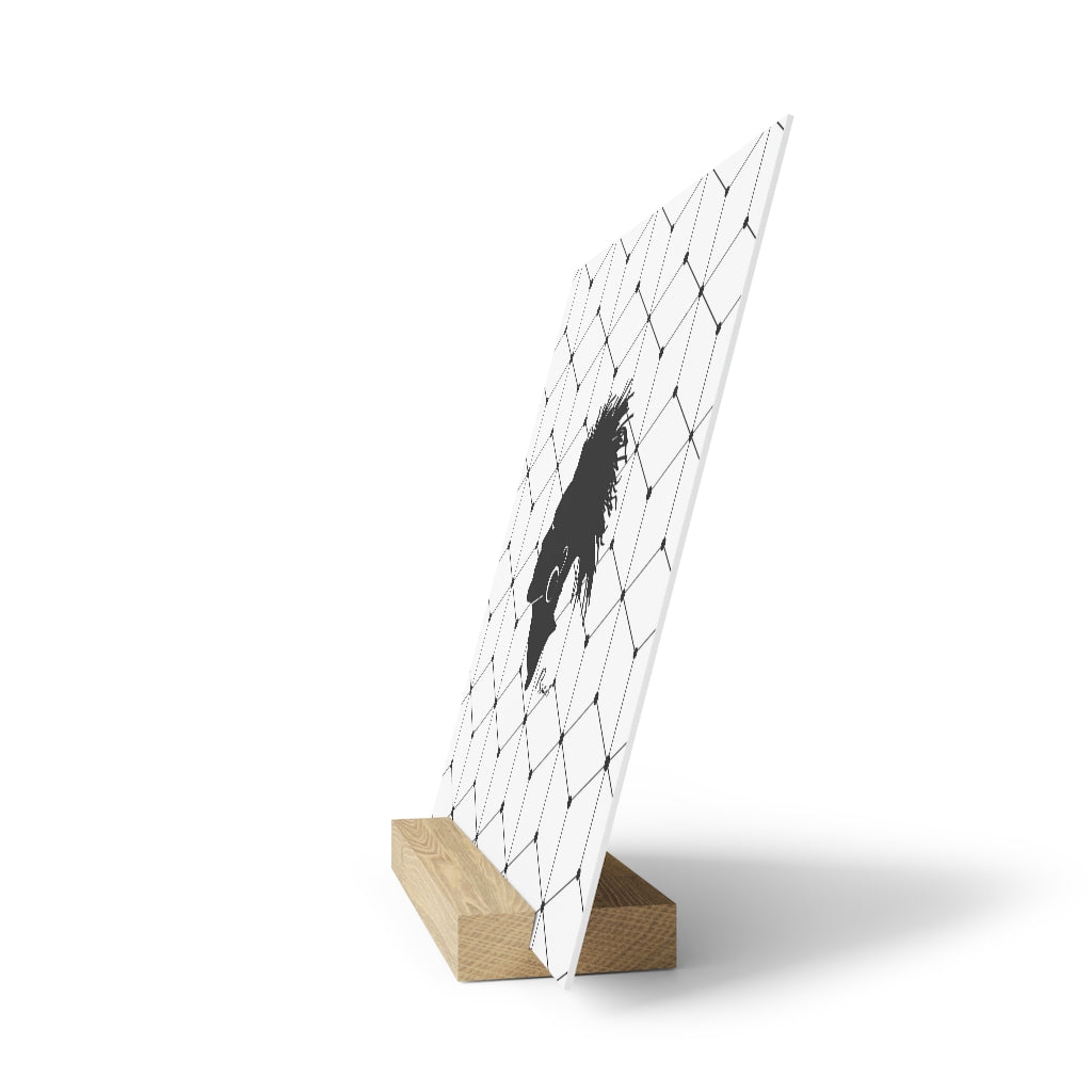 Gallery board with stand