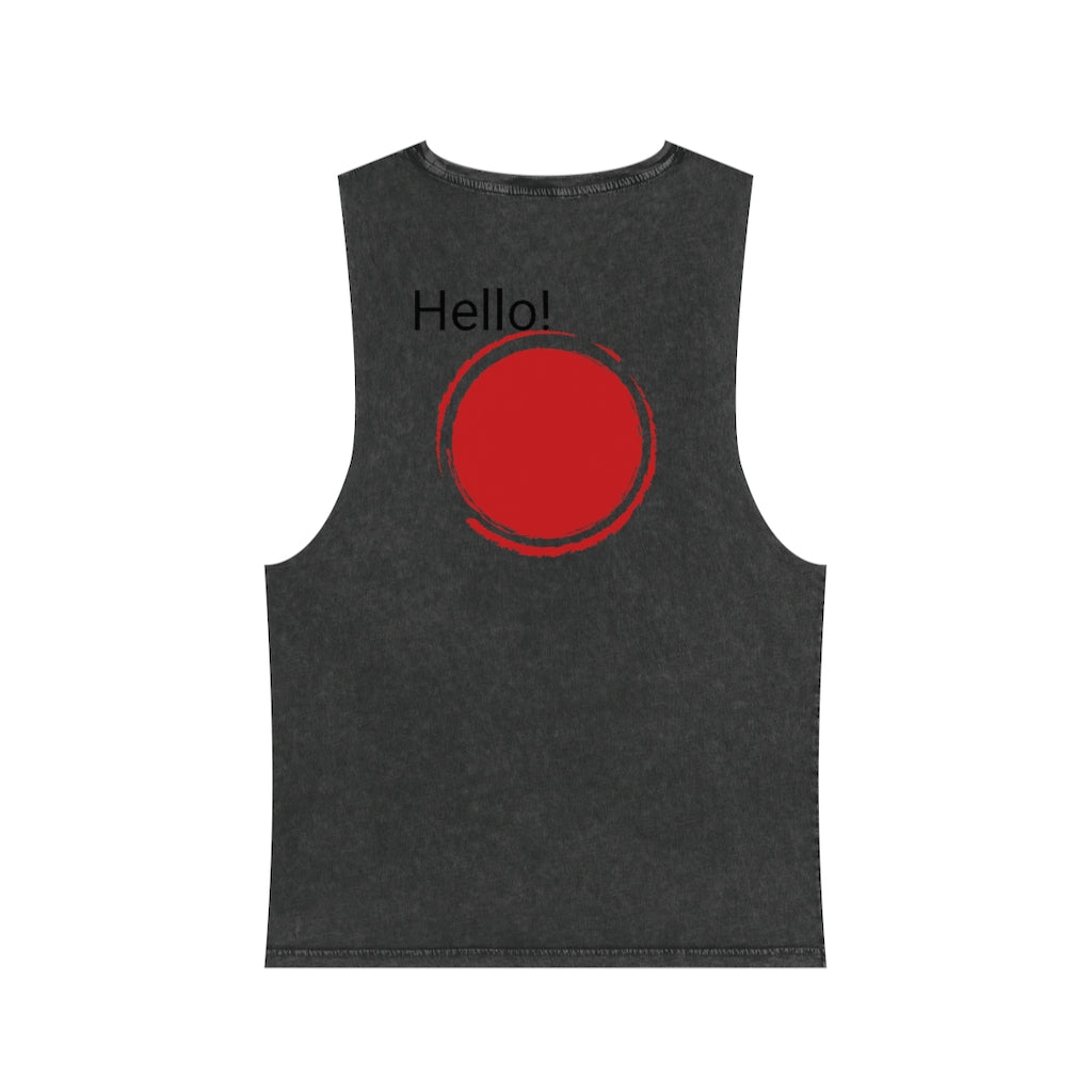 Unisex Stonewash Tank Top