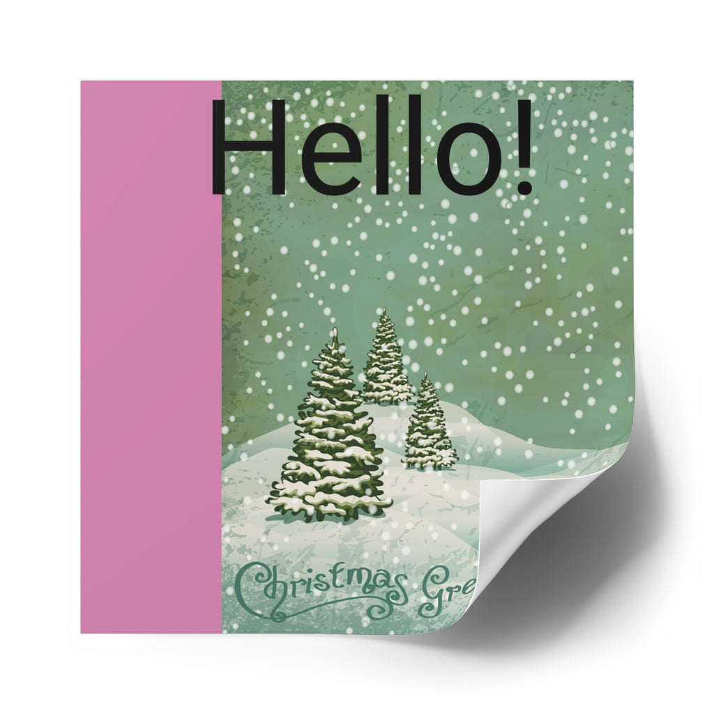 Laminate Stickers, Square