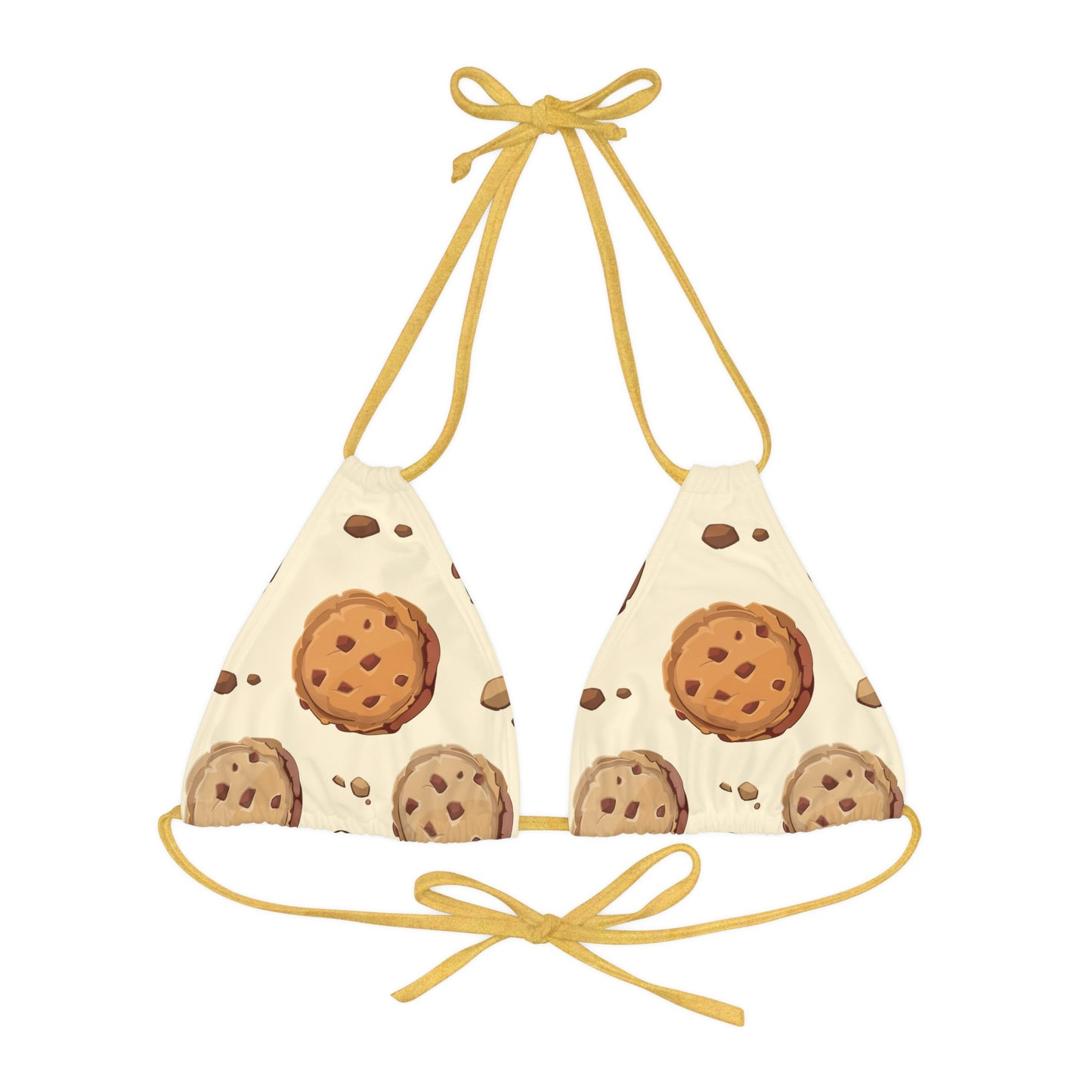 Strappy Triangle Bikini Top