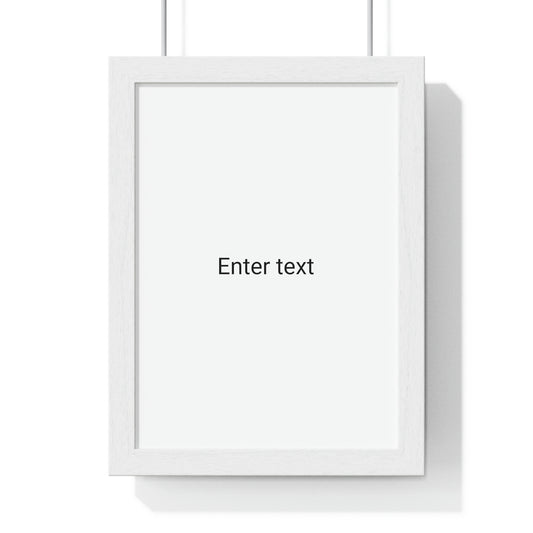 Premium Framed Vertical Poster