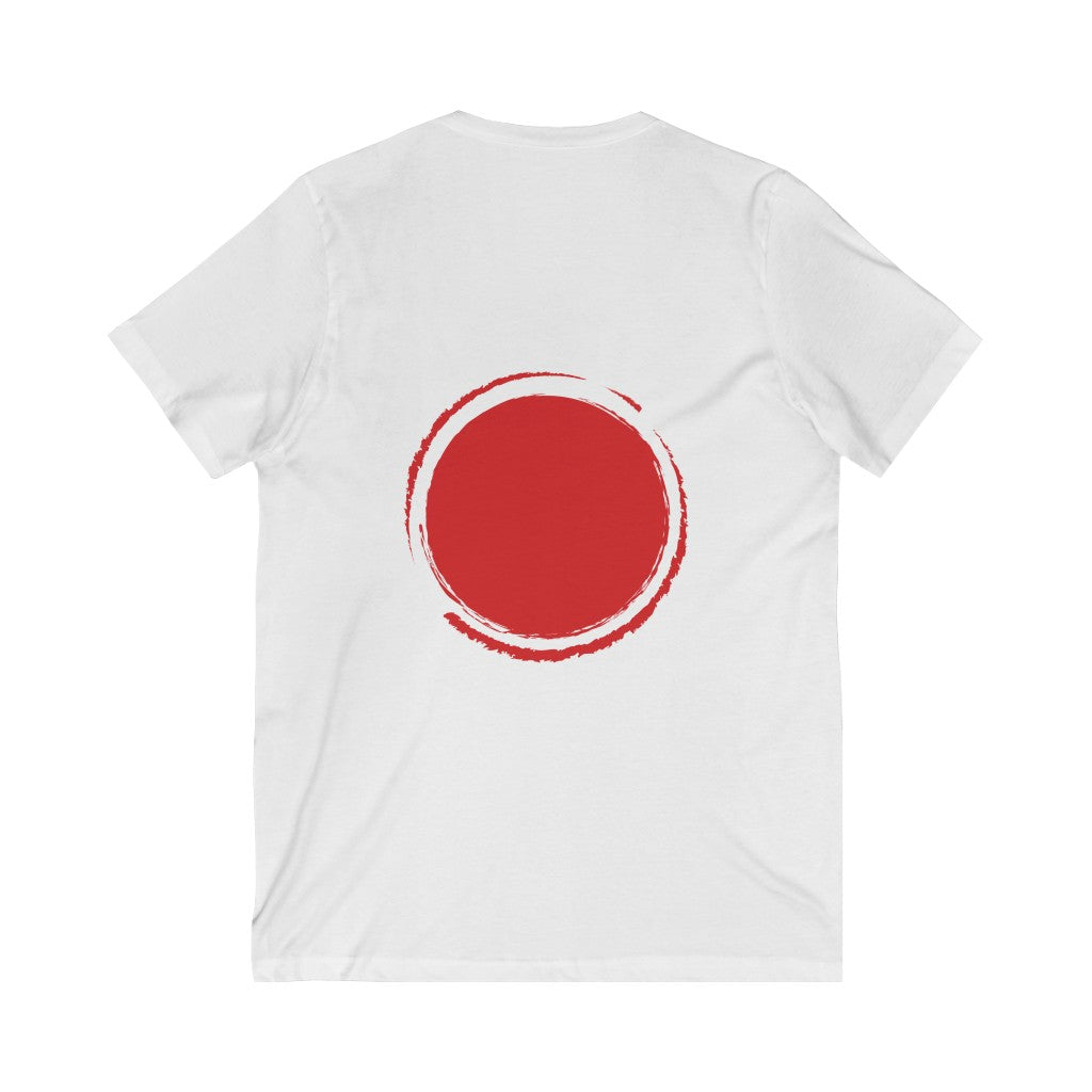TEST - Unisex Jersey Short Sleeve V-Neck Tee