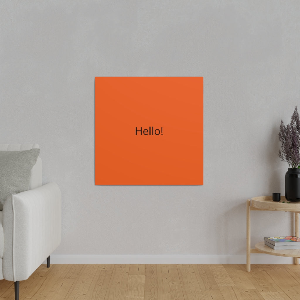 Matte Canvas, Stretched