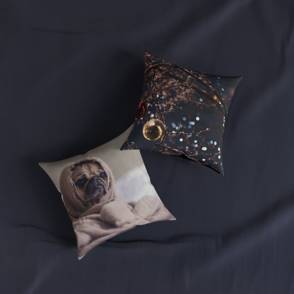 Square Pillow - White Back