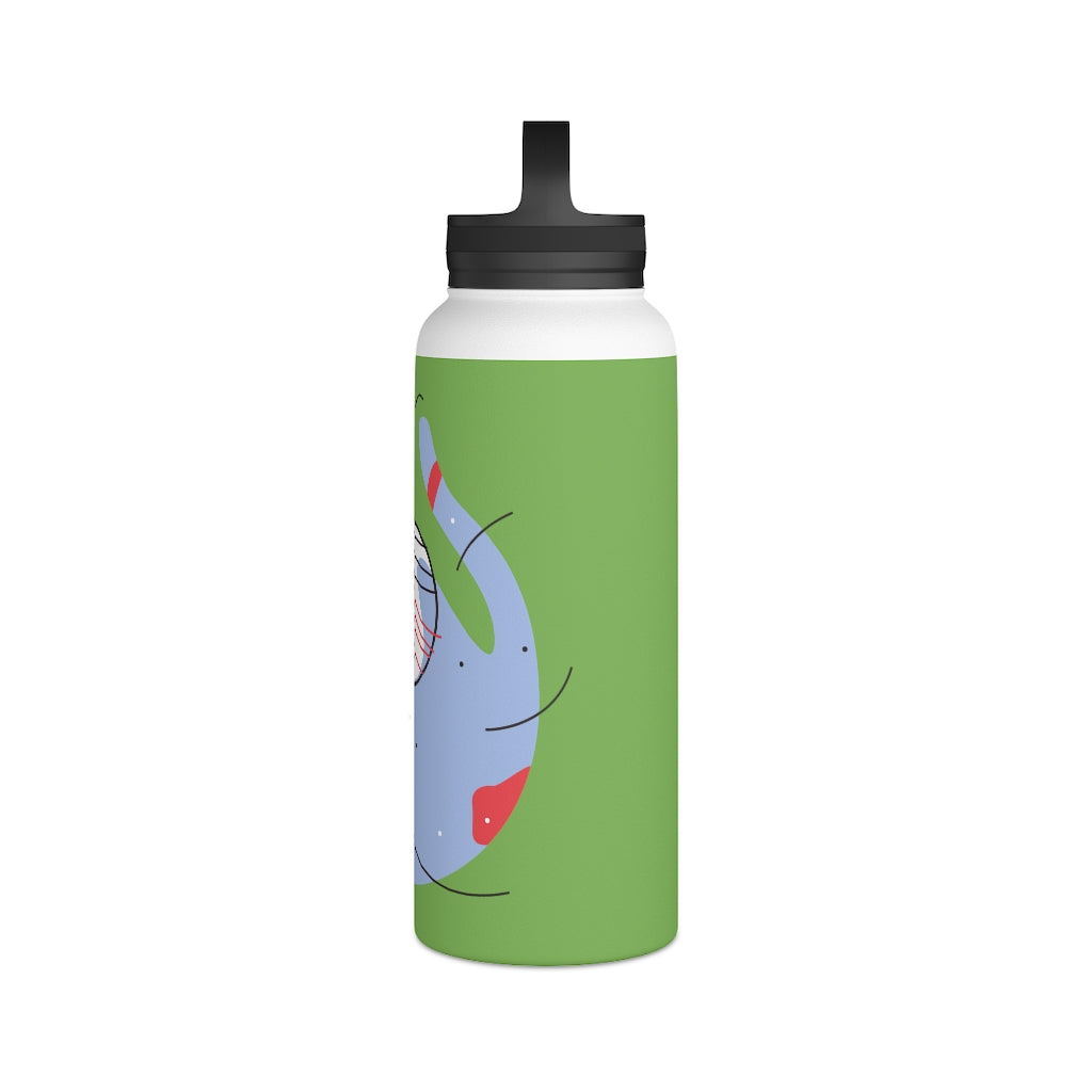 Stainless Steel Water Bottle, Handle Lid