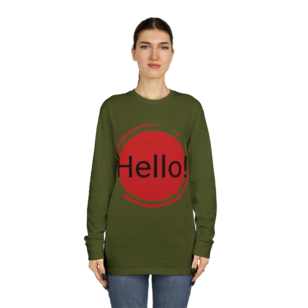 Unisex Long Sleeve Crewneck Tee