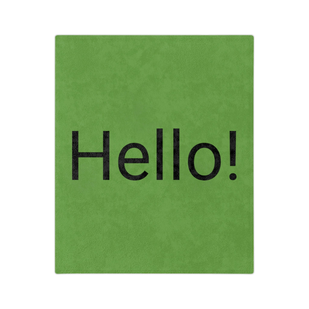 Velveteen Minky Blanket