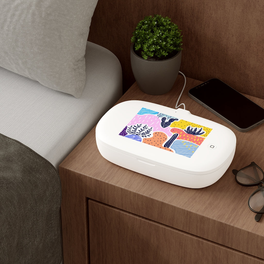 UV Phone Sanitizer and Wireless Charging Pad