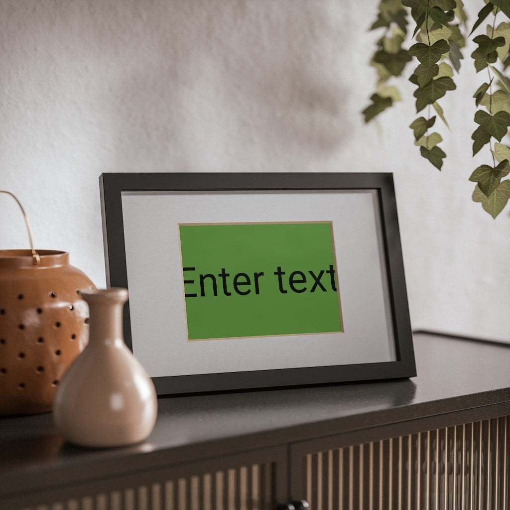 Framed Prints, Black